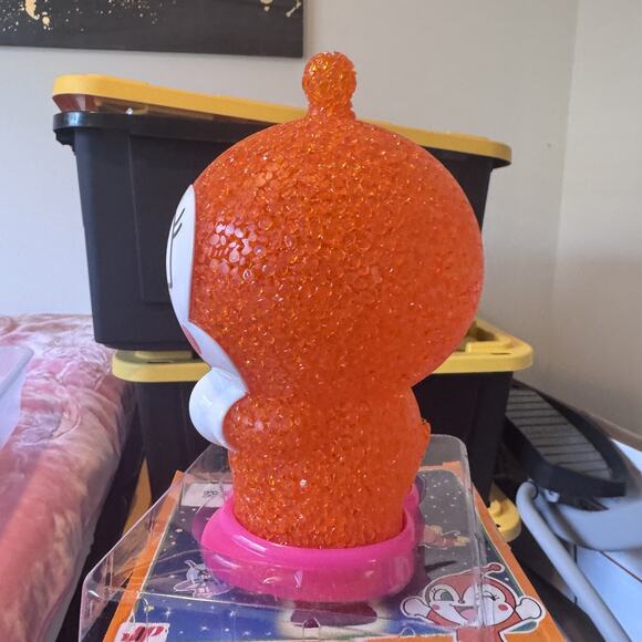 Anpanman Dokin-chan Lighting Doll 2 LED Figure JoyPalette Japan 19cm New Boxed - Picture 5 of 12